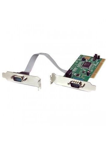 StarTech.com 2 Port PCI Low Profile RS232 Serial Adapter Card with 16550 UART