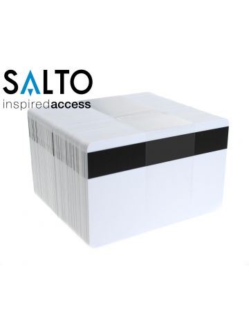 Salto PCM01KB50HI 1k Contactless Smartcard with Hi-Co Magnetic Stripe – Pack of 100