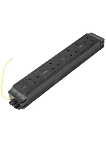 Cablenet 4 x (5Amp) Individually Fused UK Sockets (West.North,North,East) PDU