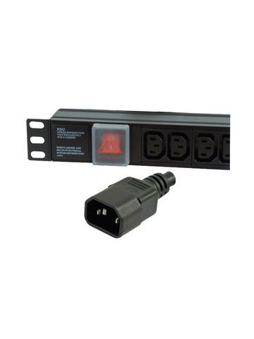 Dynamode PDU-12WS-H-IEC-IEC power distribution unit (PDU) 12 AC outlet(s) Black