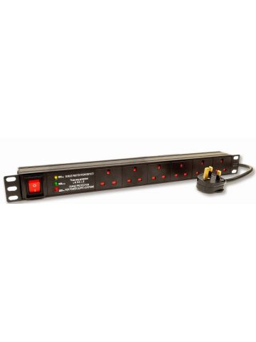 Dynamode PDU-6WS-H-SP-1U power distribution unit (PDU) 6 AC outlet(s) Black