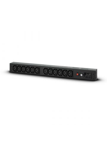 CyberPower PDU20BHVIEC12R power distribution unit (PDU) 12 AC outlet(s) 1U Black