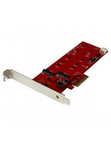 StarTech.com 2x M.2 SATA SSD Controller Card - PCIe