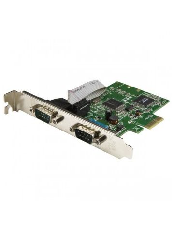 StarTech.com 2-Port PCI Express Serial Card with 16C1050 UART - RS232