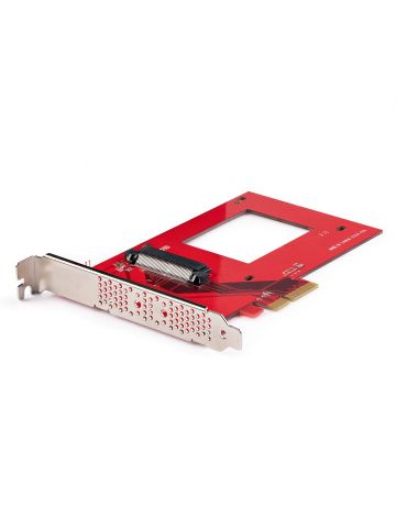 StarTech.com U.3 to PCIe Adapter Card, PCIe 4.0 x4 Adapter For 2.5" U.3 NVMe SSDs, SFF-TA-1001 PCI Express Add-in Card for Desktops/Servers, TAA Compliant - OS Independent