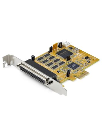 StarTech.com 8-Port PCI Express RS232 Serial Adapter Card - PCIe RS232 Serial Card - 16C1050 UART - 