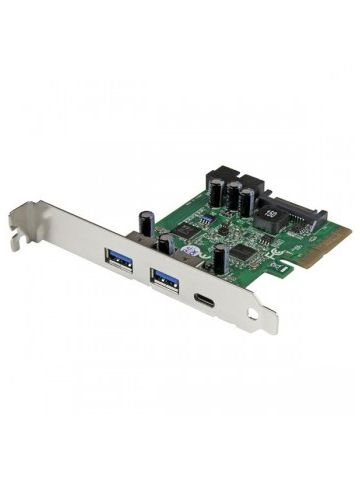 StarTech.com 5-Port USB 3.1 PCIe Card - 1x USB-C (10Gbps), 2x USB-A (5Gbps) + 1x 2-Port IDC (5Gbps)