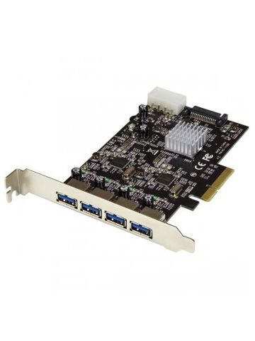 StarTech.com 4-Port USB 3.1 (10Gbps) Card - 4x USB-A with Two Dedicated Channels - PCIe