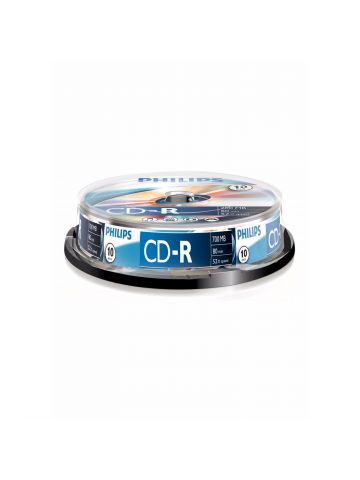 Philips CD-R Recordable 52X 10PK Spindle