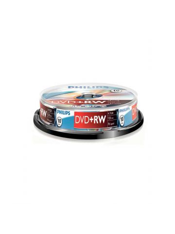 Philips DVD+RW 4X 10PK Spindle