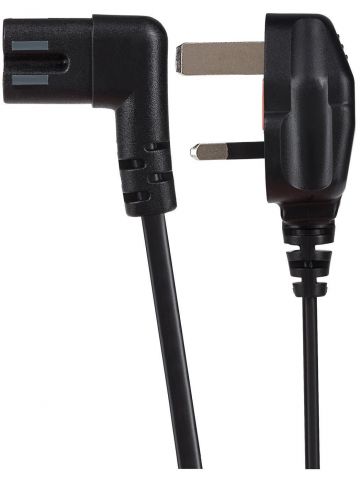 Maplin PL024 power cable Black 1.5 m Power plug type G C7 coupler