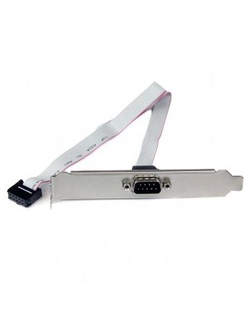 StarTech.com 16in (40cm) 9 Pin Serial Male to 10 Pin Motherboard Header Slot Plate