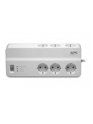 APC PM6-GR surge protector 6 AC outlet(s) 230 V 2 m White