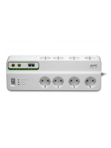 APC PMF83VT-GR surge protector 8 AC outlet(s) 230 V 3 m White