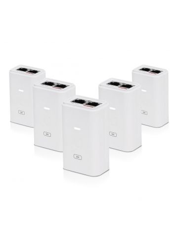 Ubiquiti UISP PoE Injector 24V 12W White (5 pack) - POE-24-12-WH-5P