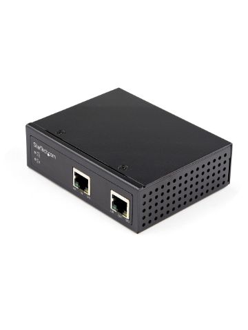 StarTech.com Industrial Single Port Gigabit PoE Extender - 60W 802.3bt PoE /PoE+/ PoE++ - 100m/ 330f