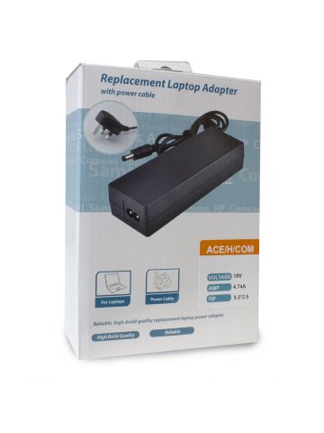 TARGET Acer, HP & Compaq Compatible Laptop AC Charger Adapter, 19V / 4.74A / 90W with 5.5mm x 2.5mm Barrel Tip & UK Plug