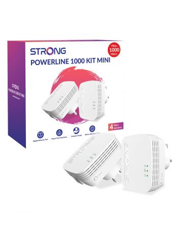 Strong POWERL1000DUOMINIUK AV1000 Mini Powerline Kit (2 Pack)