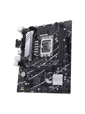 ASUS PRIME B760M-K D4 - Motherboard - micro ATX - LGA1700 Socket - B760 Chipset - USB 3.2 Gen 1 - 2.