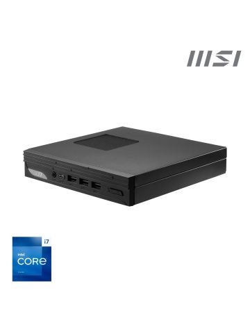 MSI PRO DP10 13M Intel Core i7 1360P Barebone, NUC, SFF, Mini Computer, HTPC, (NO RAM, NO Storage, NO OS), IRIS XE Graphics/ThunderBolt 4/Type C/HDMI/DisplayPort/ VGA/LAN/WiFi 6E/BT 5.3/VESA