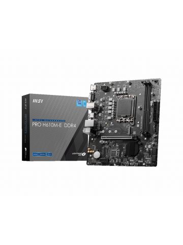 MSI PRO H610M-E DDR4 motherboard Intel H610 LGA 1700 micro ATX