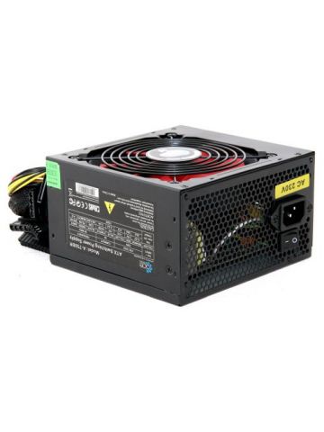 ACE 750W PSU ATX 12V Active PFC 4 x SATA PCIe 120mm Silent Red Fan Black Casing