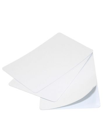 Digital ID Blank White Self-Adhesive 320-Micron Plastic Cards (Pack of 100)