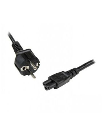 StarTech.com 1m 3 Prong Laptop Power Cord �� Schuko CEE7 to C5 Clover Leaf Power Cable Lead