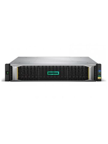 HPE MSA 1050 disk array 4.8 TB Rack (2U) Black,Stainless steel