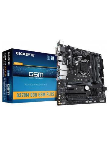 Gigabyte Q370M D3H GSM Plus motherboard LGA 1151 (Socket H4) Micro ATX Intel Q370
