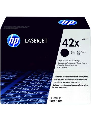 HP Q5942X/42X Toner cartridge black high-capacity, 20K pages ISO/IEC 19752 for HP LaserJet 4250