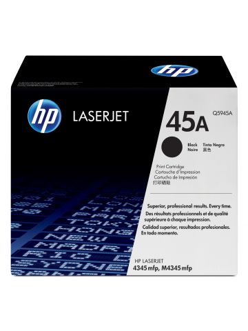 HP Q5945A/45A Toner cartridge black, 18K pages ISO/IEC 19752 for HP LaserJet 4345