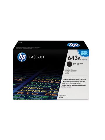 HP Q5950A/643A Toner cartridge black, 11K pages/5% for HP Color LaserJet 4700