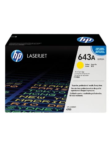 HP 643A toner cartridge Original Yellow