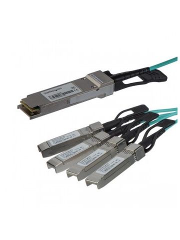 StarTech.com Cisco QSFP-4X10G-AOC5M Compatible - QSFP+ Active Optical Breakout Cable - 5 m (16.4 ft)