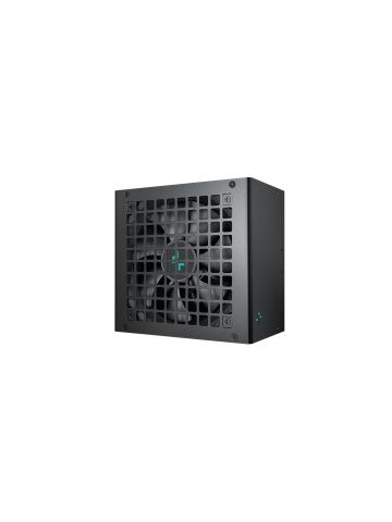 DeepCool PL750D 750W PSU, 120mm Silent Hydro Bearing Fan, 80 PLUS Bronze, Non Modular, UK Plug, Flat Black Cables, Stable with Low Noise Performance