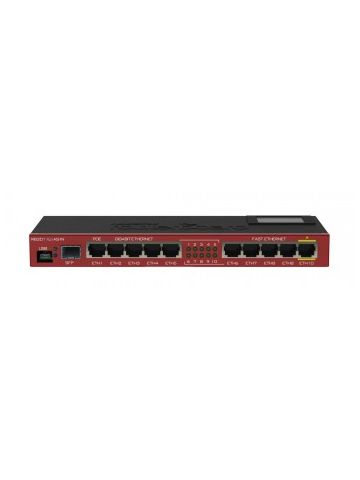 Mikrotik RB2011UIAS-IN network switch Gigabit Red Power over Ethernet (PoE)