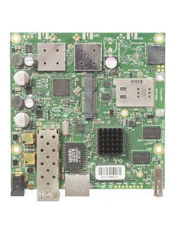 Mikrotik RouterBOARD 922UAGS with 720MHz Atheros CPU, 128MB RAM, 1xGigabit LAN, USB, 1xSFP, miniPCIe, SIM slo