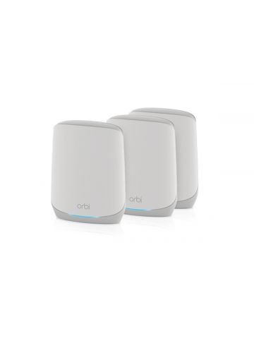 NETGEAR Orbi RBK763S Tri-band (2.4 GHz / 5 GHz / 5 GHz) Wi-Fi 6 (802.11ax) White 7 Internal