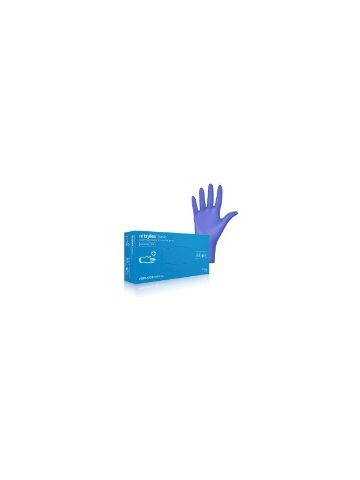 Examination and protective gloves, Nitrile, 100 pieces Box, Blue, Size S
