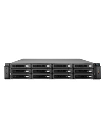 QNAP REXP-1220U-RP disk array 24 TB Rack (2U) Black