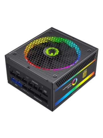 GAMEMAX 750W Pro RGB PSU, Fully Modular, 14cm ARGB Fan, 80+ Gold, RGB Controller (25 Modes), Power Lead Not Included