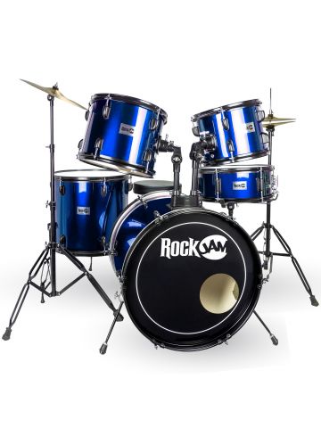 PDT RockJam Full size drum kit - Blue