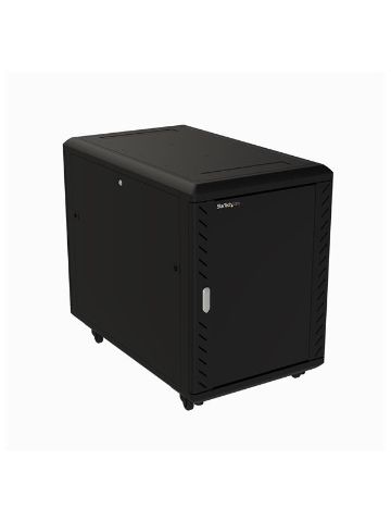StarTech.com 15U 19" Server Rack Cabinet - 4 Post Adjustable Depth (6-32") Locking Knock Down Networ