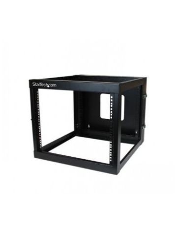 StarTech.com 8U 22in Depth Hinged Open Frame Wall Mount Server Rack