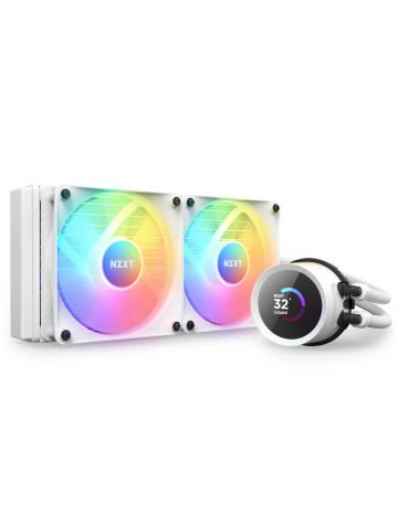 NZXT Kraken 240 RGB Processor All-in-one liquid cooler 12 cm White 1 pc(s)