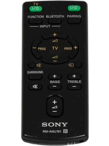 Sony RM-ANU191 remote control Wired Press buttons