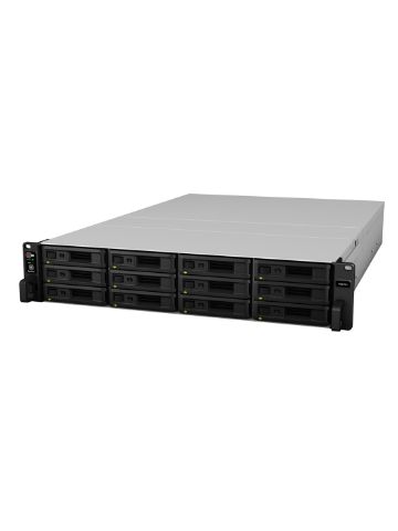 Synology RackStation RS2418RP+ 24TB (Seagate Exos) 12 bay; Intel Atom C3538 quad-core 2.1GHz; 4 GB DDR4-2133 Ethernet LAN Rack (2U) Black NAS