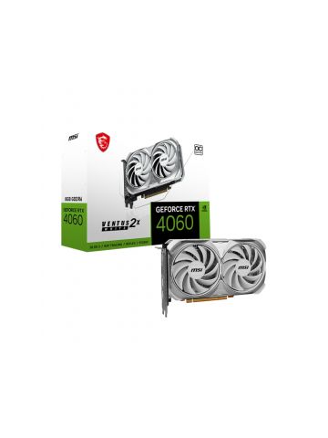 MSI VENTUS GeForce RTX 4060 2X WHITE 8G OC NVIDIA 8 GB GDDR6