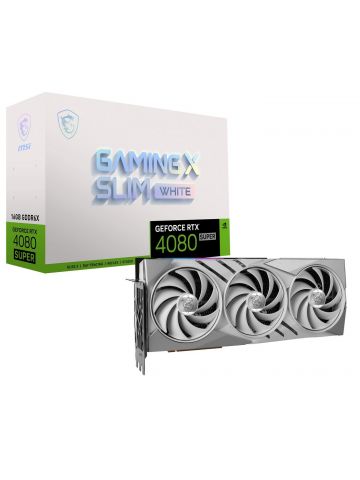 MSI GeForce RTX 4080 SUPER 16G GAMING X SLIM WHITE NVIDIA 16 GB GDDR6X